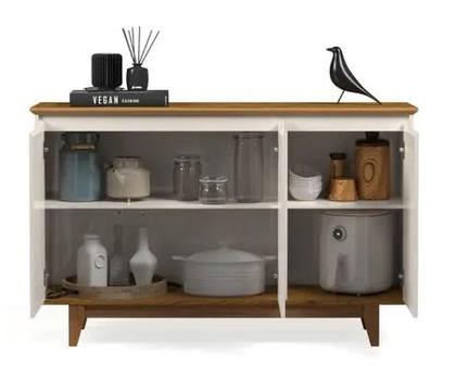 Imagem de Buffet 3 portas flow freijó/off white