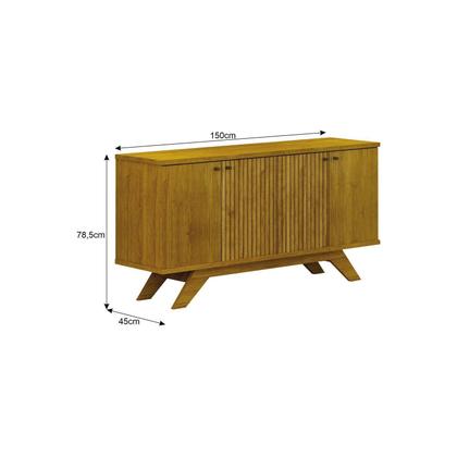 Imagem de Buffet Aparador 4 Portas 1 Gaveta Ilheus