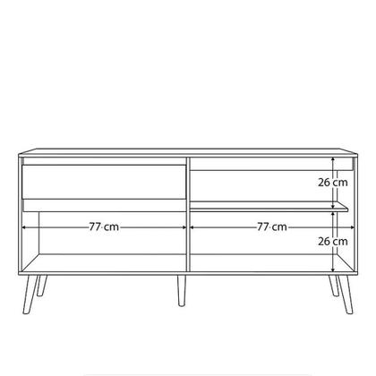 Imagem de Buffet Aparador 4 Portas e 1 Gaveta Ravi - Peternella Móveis