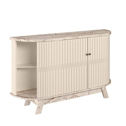 Imagem de Buffet Aparador Balcão 2 Portas Curvo 1 Gaveta Monza