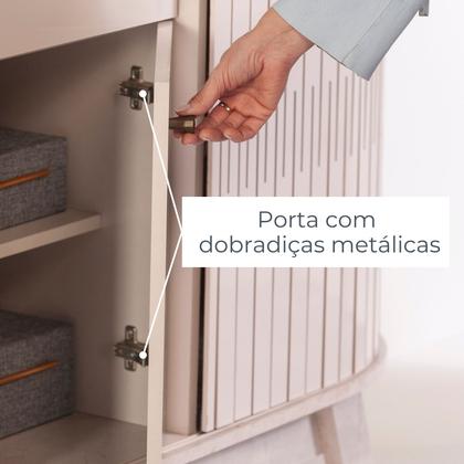 Imagem de Buffet Aparador Balcão 2 Portas Curvo 1 Gaveta Monza