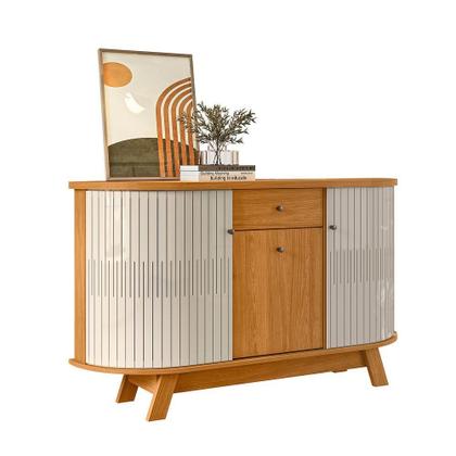 Imagem de Buffet Aparador Balcão 2 Portas Curvo 1 Gaveta Monza