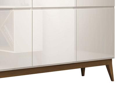 Imagem de Buffet Aparador com Adega Passion Off White com Naturale - EDN Móveis