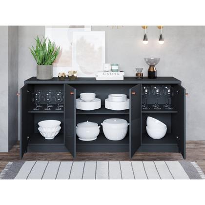 Imagem de Buffet Aparador de Sala de Jantar 4 Portas Lia