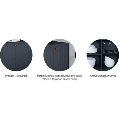 Imagem de Buffet Aparador de Sala de Jantar 4 Portas Lia