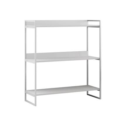 Imagem de Buffet Aparador Industrial 3 Prateleiras Córdoba 95cm Branco