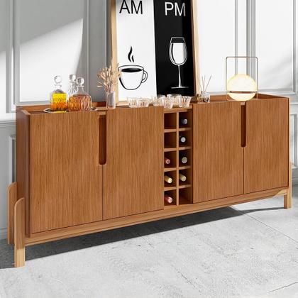 Imagem de Buffet Aparador Lizz 190cm 4 Portas com Adega - Casa D