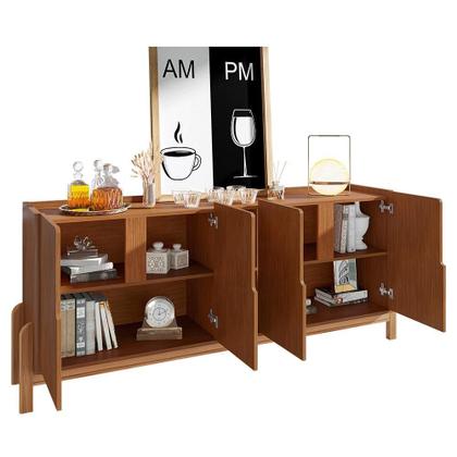 Imagem de Buffet Aparador Lizz 190cm 4 Portas com Adega - Casa D