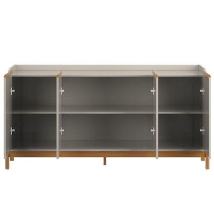 Imagem de Buffet Aparador Para Sala De Jantar 4 Portas Elisa Off White/jequitiba