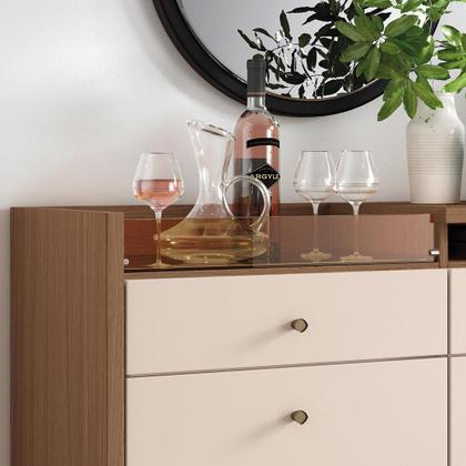 Imagem de Buffet Aparador Sollare com 2 Portas e 2 Gavetas - HB Móveis