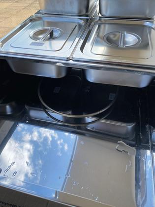Imagem de Buffet aquecido 4 cubas elétrico banho maria ZPBF04E