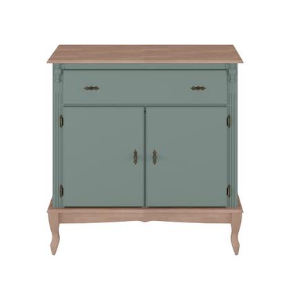 Imagem de Buffet Balcão de Cozinha de Madeira Antique 100 cm com 2 Portas e 1 Gaveta - 1037