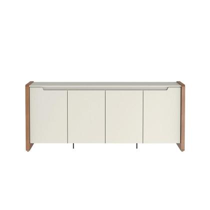 Imagem de Buffet Bristol 4 Portas 2 Gavetas Off White e Naturale