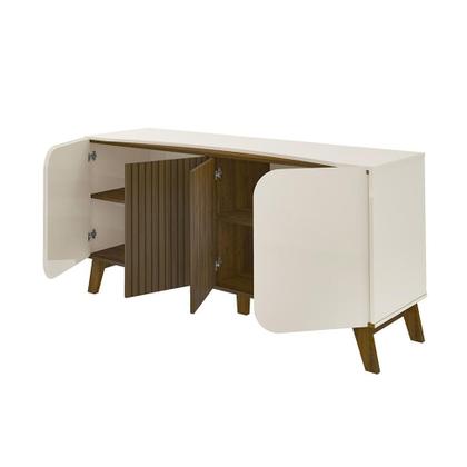 Imagem de Buffet Elegance 4 PT Pinho e Off White
