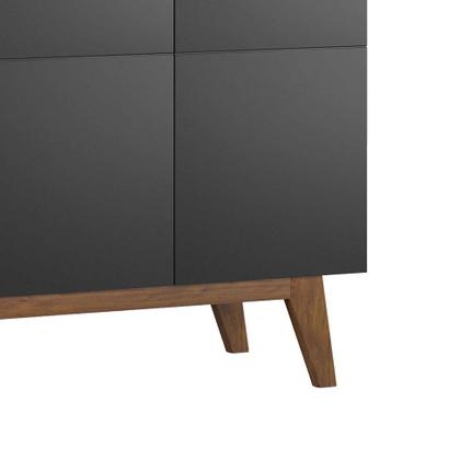 Buffet Ivan 4 PT Preto - Mobly Imagem de Buffet Ivan 4 PT Preto