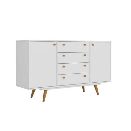 Buffet Lassen 4 GV 2 PT Branco - Mobly Imagem de Buffet Lassen 4 GV 2 PT Branco