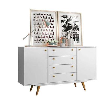Buffet Lassen 4 GV 2 PT Branco - Mobly Imagem de Buffet Lassen 4 GV 2 PT Branco