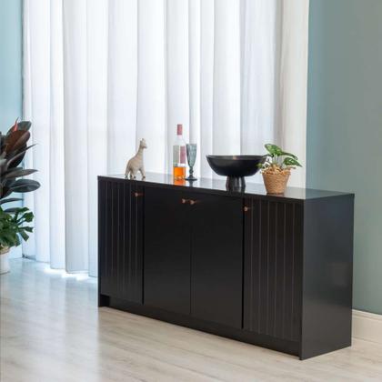 Buffet Lia 4 PT Chumbo - Mobly Imagem de Buffet Lia 4 PT Chumbo