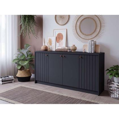 Buffet Lia 4 PT Chumbo - Mobly Imagem de Buffet Lia 4 PT Chumbo