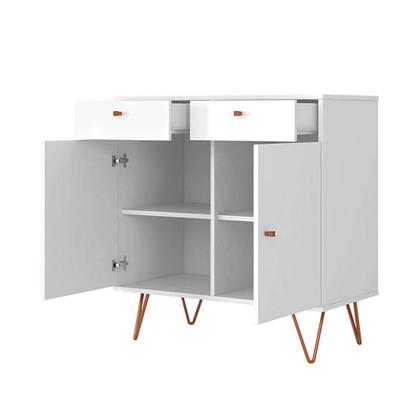 Buffet Mariano 2 GV 2 PT Branco - Mobly Imagem de Buffet Mariano 2 GV 2 PT Branco