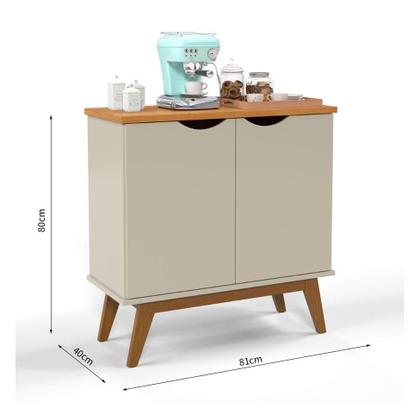 Imagem de Buffet Prism 2 PT Off White e Cinamomo