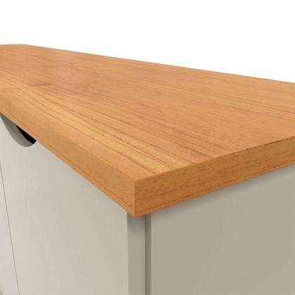Buffet Prism 4 PT Off White e Cinamomo - Patrimar Imagem de Buffet Prism 4 PT Off White e Cinamomo