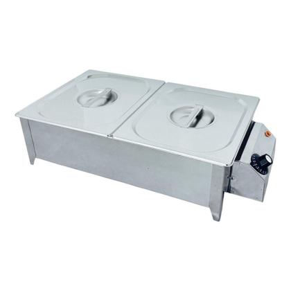 Imagem de Buffet Rechaud Elétrico 2 Cubas Inox 220V Profissional