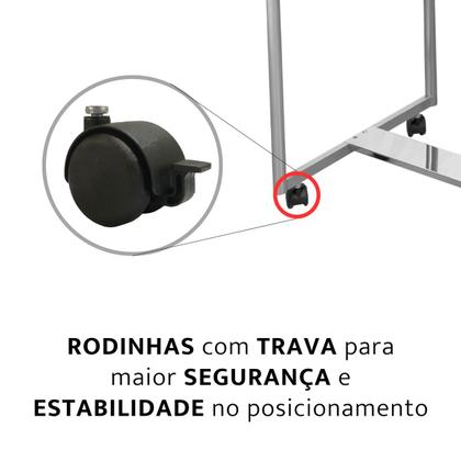 Imagem de Buffet Self Service Quente 8 Cubas Gastronômicas Banho Maria Rechaud Inox Carro Térmico Balcão Mesa Carrinho Restaurante