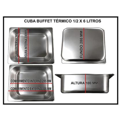 Imagem de Buffet Térmico com 8 Cubas Spolu 220V SPL-508