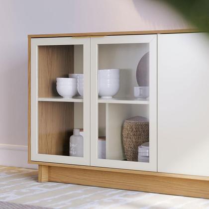 Imagem de Buffet Vitória 4 PT Freijó e Off White