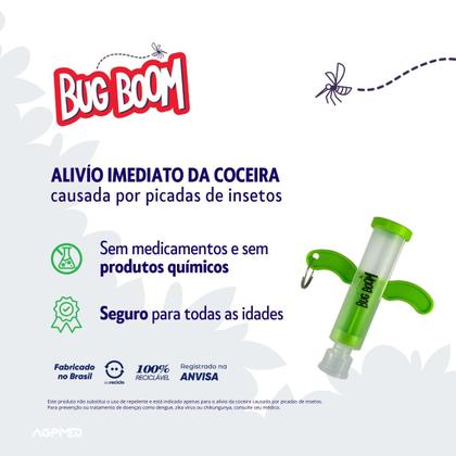 Imagem de Bug Boom Rosa Alivia A Coceira Tira Picada Inseto Formiga