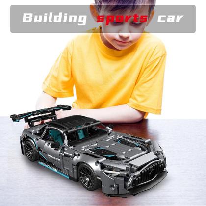 Imagem de Building Blocks Toy Mesiondy Sports Car escala 1:14 1466 unidades