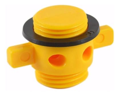 Imagem de Bujão Com Flange Para Barco Em Alumínio Viveiros Em Geral