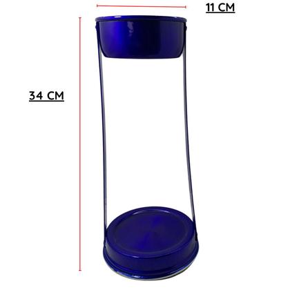 Imagem de Bule Com Mancebo Suporte Coador De Café colorido Retro em Alumínio Mariquinha Cafeteira Com Caixa
