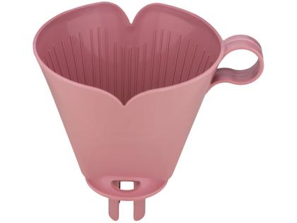 Imagem de Bule de Café Termic Branco e Rosa 700ml