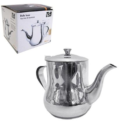 Imagem de Bule de Inox Bico fino para Servir Café Leite Chá - Pequeno 500ml - kehome