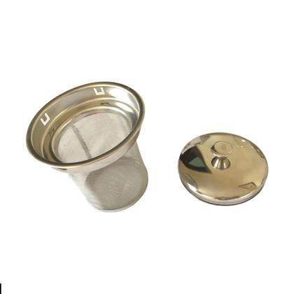 Imagem de Bule Para Chá Inox e Vidro 700 Ml Com Filtro Inox