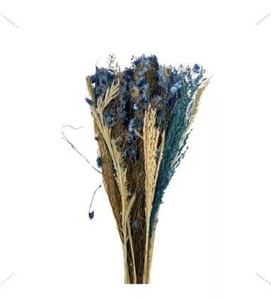 Imagem de Buquê Azul Casamento Flores Desidratadas Decoração Lar