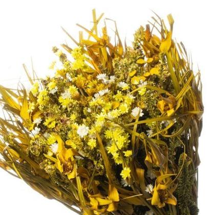 Imagem de Buque De Flor Seca Estrelinha Presente Decoração - Amarelo