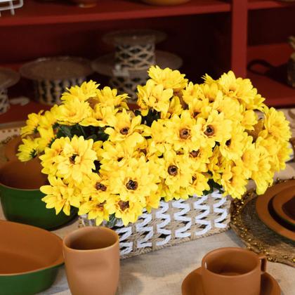 Imagem de Buquê De Girassol Com 7 Flores Em Cetim