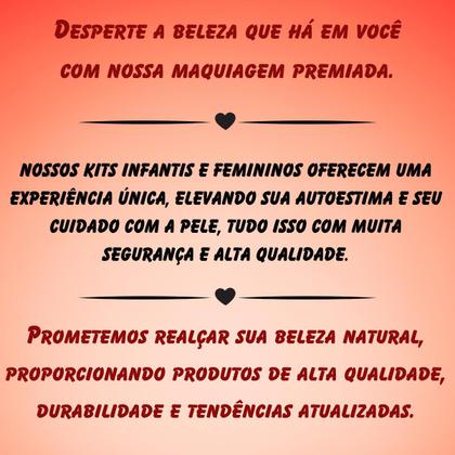 Imagem de Buquê De Maquiagem Para Adolescente E Mulher Completo Top Kit De Make