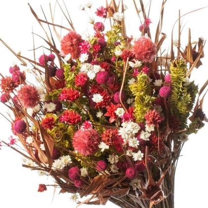 Imagem de Buquê Preservado Rústico Colorido I Flores Desidratadas