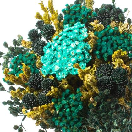 Imagem de Buquê Preservado Rústico Colorido I Flores Desidratadas