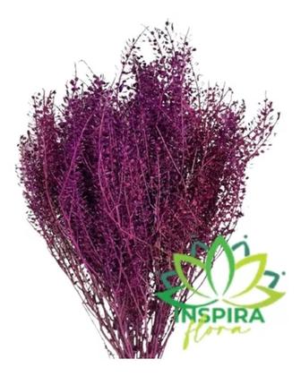 Imagem de Buquê Sementinha Desidratada Roxo Casamento Arranjo Seco Lar