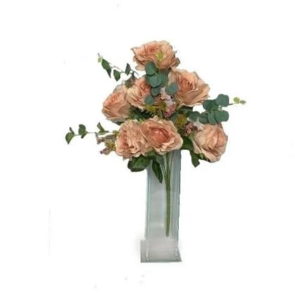 Imagem de Buquê Top De Rosas Com Eucalipto Artificial Arranjos Festas