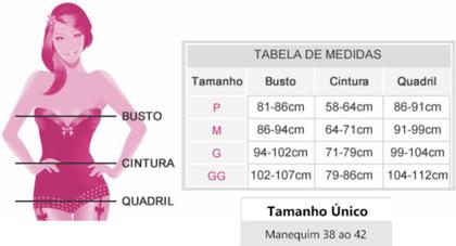 Imagem de Bustiê Extravagance BT056 Couro Legítimo