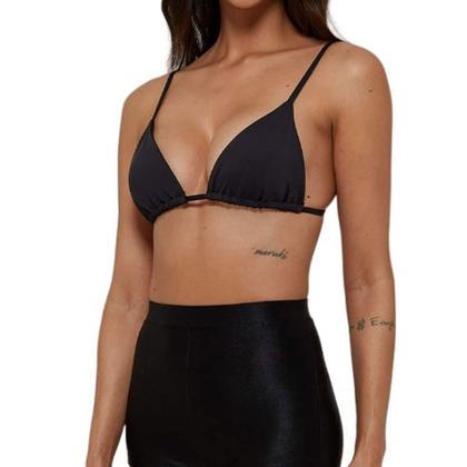 Imagem de Busto Biquini Feminino New Beach Cortininha Preto - 23381