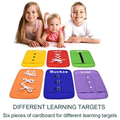 Imagem de Busy Board YIISUN Early Learning Basic Life Skills 6 unidades/conjunto