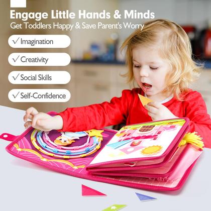 Imagem de Busy Book Hahaland Princess Makeover Montessori 3-5 anos