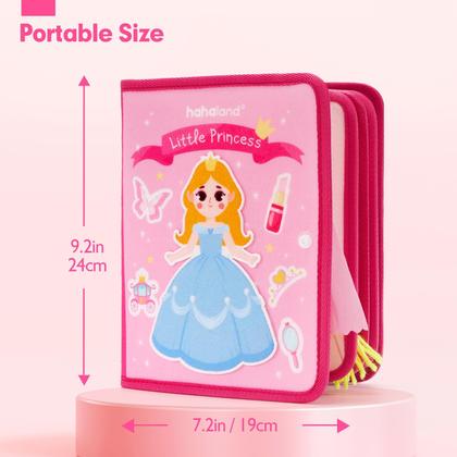 Imagem de Busy Book Hahaland Princess Makeover Montessori 3-5 anos